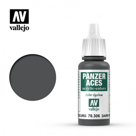 Vallejo Panzer Aces 17ml  -  Dark Rubber