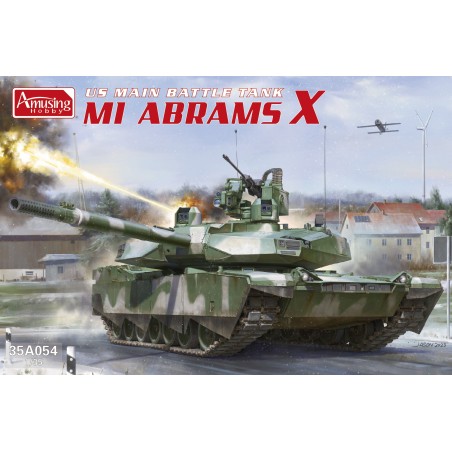 US MBT M1 Abrams X Tech Demonstrator Prototype  -  Amusing Hobby (1/35)