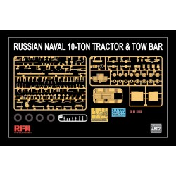 Russian Naval 10-ton Tractor and Tow Bar  -  RFM (1/48)