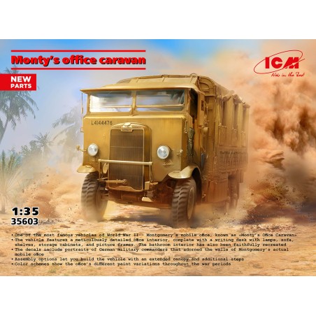 Leyland Retriever Monty's Office Caravan  -  ICM (1/35)