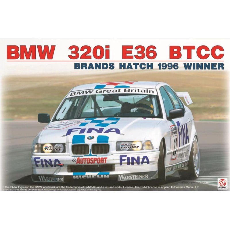 BMW 320i BTCC Brands Hatch 1996 Winner  -  Beemax (1/24)