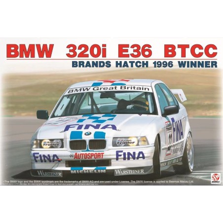 BMW 320i BTCC Brands Hatch 1996 Winner  -  Beemax (1/24)