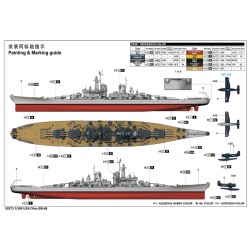 Battleship Montana-class  USS Ohio BB-68  -  Trumpeter (1/350)