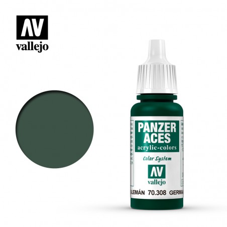 Vallejo Panzer Aces 17ml  -  German Green Tail Light