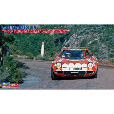 Lancia Stratos HF 1975 Tour De Corse Rally Winner  -  Hasegawa (1/24)