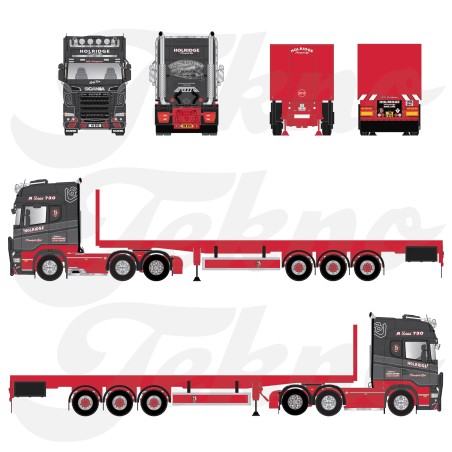 Scania R Topline 6x2 [Holridge]  -  Tekno (1/50)