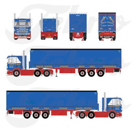 Scania 660R Low Roof [Steve Swain]  -  Tekno (1/50)