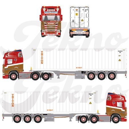 Scania R Highline [Ronny Ceusters]  -  Tekno (1/50)