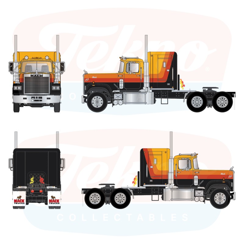 Mack Super-Liner 6x4  -  Tekno (1/50)