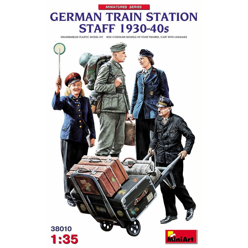German Train Station Staff 1930-40s  -  MiniArt (1/35)