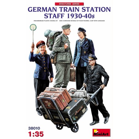 German Train Station Staff 1930-40s  -  MiniArt (1/35)