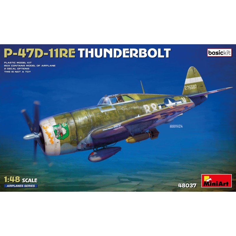 Republic P-47D-11RE Thunderbolt [Basickit]  -  MiniArt (1/48)