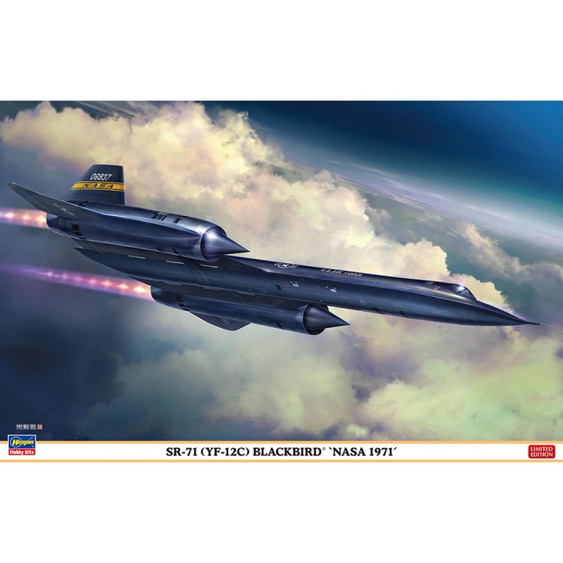 Lockheed SR-71 (YF-12C) Blackbird [NASA 1971]  -  Hasegawa (1/72)