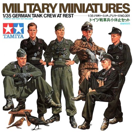 German Tank Crew at Rest  -  Tamiya (1/35)