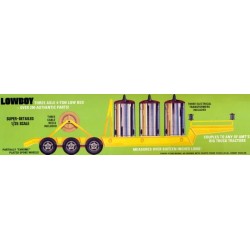 Lowboy Drop Deck Lowbed Trailer -  AMT (1/25)