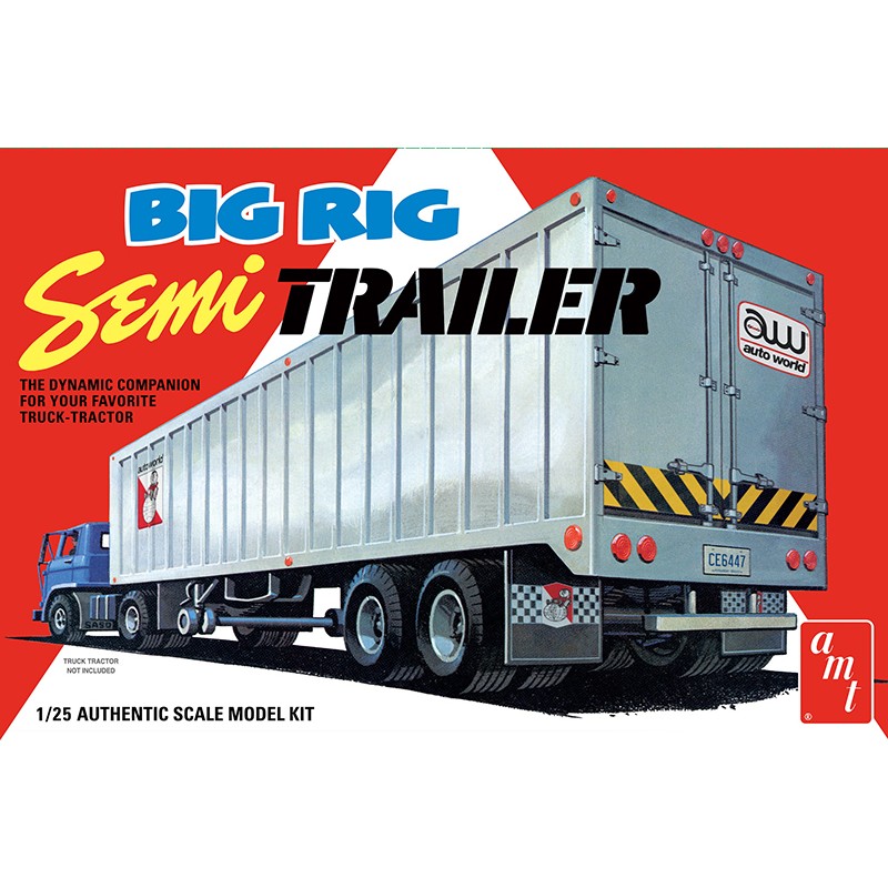 Big Rig Semi Trailer -  AMT (1/25)