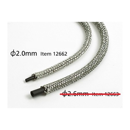 Tamiya Detail-Up Parts Series - Braided Hose (Ø2mm - 1,00m)