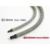 Tamiya Detail-Up Parts Series - Braided Hose (Ø2mm - 1,00m)