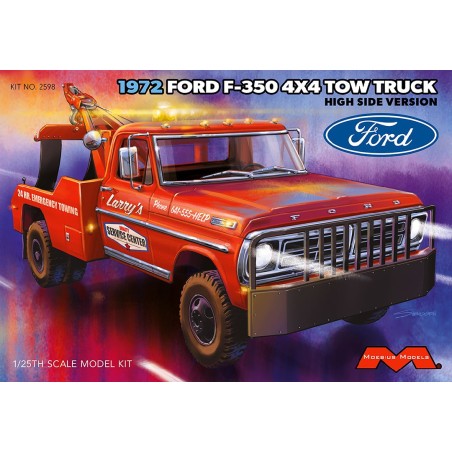 1972 Ford F-350 4X4 High Side Tow Truck -  Moebius (1/25)