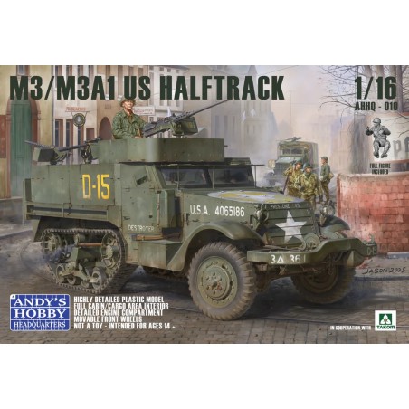 M3/M3A1 U.S. Halftrack 2in1 Kit  -  Takom (1/16)