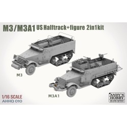 M3/M3A1 U.S. Halftrack 2in1 Kit  -  Takom (1/16)