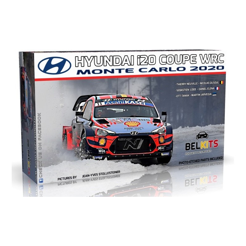 Hyundai i20 Coupe WRC Monte Carlo Rally 2020 -  Belkits (1/24)