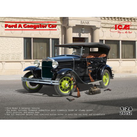Ford A Gangster Car (1930s)  -  ICM (1/24)