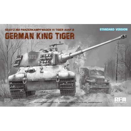 Sd.Kfz.182 Pz.Kpfw.VI Ausf.B German King Tiger Ardennes 1944 (standard version)  -  RFM (1/35)
