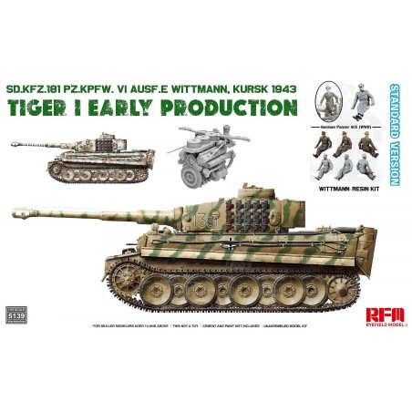 Sd.Kfz.181 Pz.Kpfw.VI Ausf.E Tiger I Early Production Kursk 1943 (Standard Version)  -  RFM (1/35)