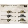 German 7.5cm Anti-Tank Gun PaK 40 w/Winter Artillery Crew  -  Border (1/35)