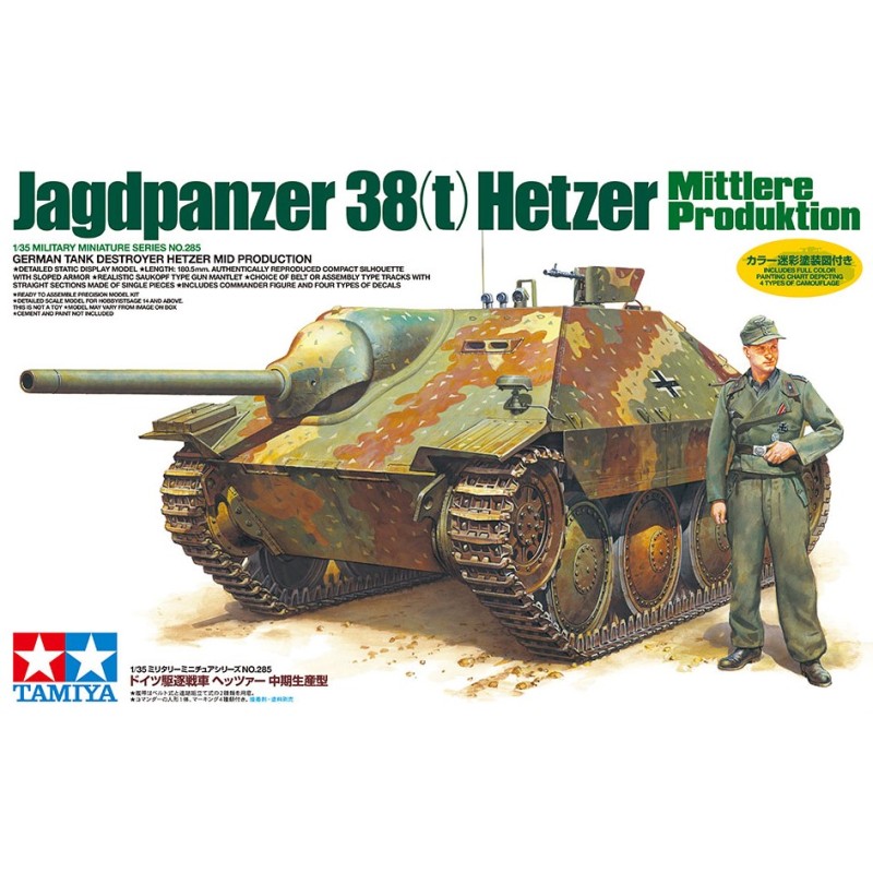 Jagdpanzer 38(t) Hetzer (Mid. Production)  -  Tamiya (1/35)