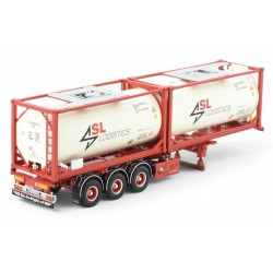 D-Tec 3-Achs-Anhänger [SL Logistics]  -  Tekno (1/50)