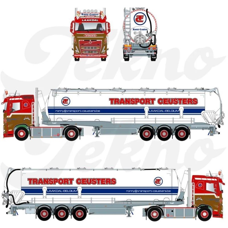 Volvo FH 5 4x2 Low Roof [Ronny Ceusters]  -  Tekno (1/50)