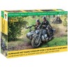 Zündapp K800 with Sidecar and Crew  -  Zvezda (1/35)