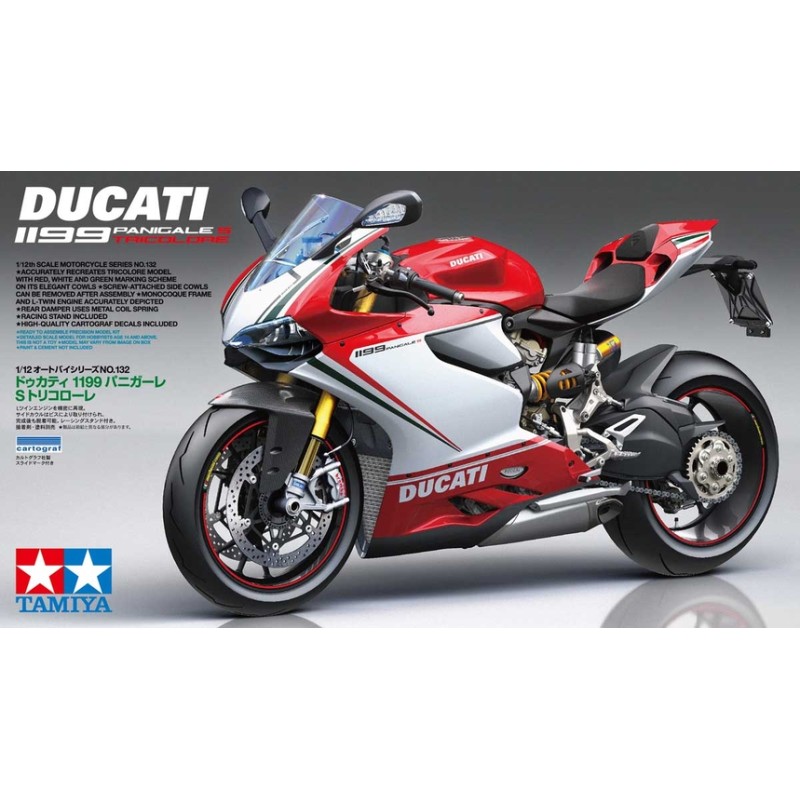 Ducati 1199 Panigale S Tricolore  -  Tamiya (1/12)