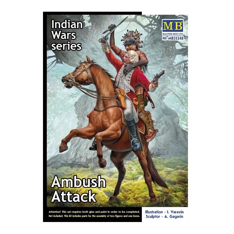Indian War Series "Ambush Attack"  -  Master Box (1/35)