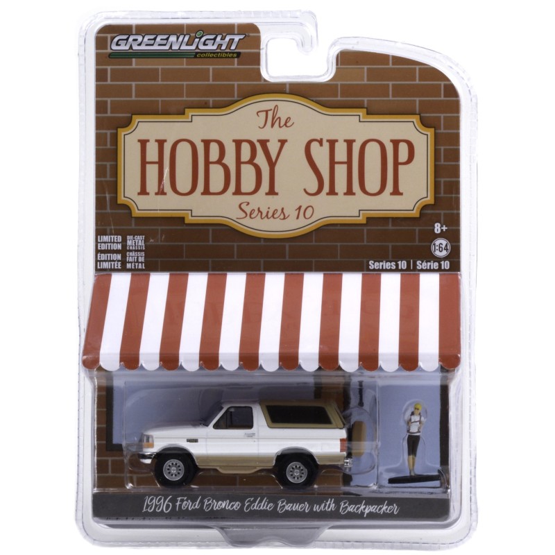 [The Hobby Shop Series 10]  1996 Ford Bronco  -  Greenlight (1/64)