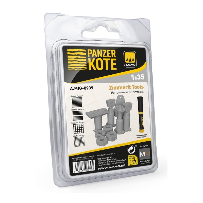 PanzerKote Zimmerit Tools (1/35)  -  AMMO MIG