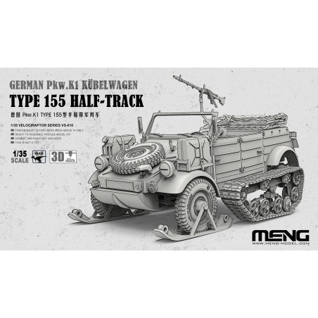 Pkw.K1 Kübelwagen Type 155 Half-Track  -  Meng (1/35)