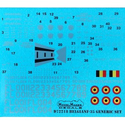 [PACK] Lockheed F-35A Lightning II - Hasegawa (1/72) + Belgian Markings Decals - Model Maker