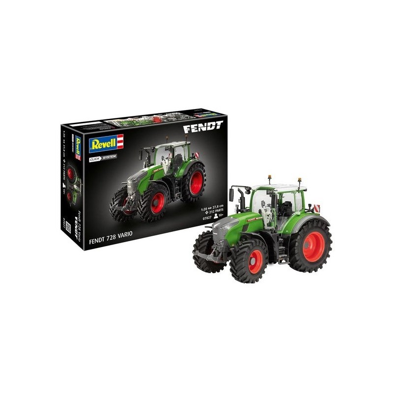Fendt 728 Vario Tractor [Click System] -  Revell (1/20)