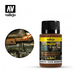 Vallejo Weathering Effects 40ml  -  Brown Engine Soot