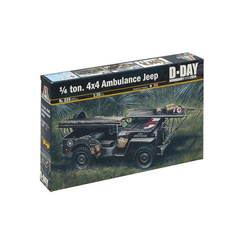 Jeep Wilys 1/4 ton. 4x4 Ambulance  -  Italeri (1/35)