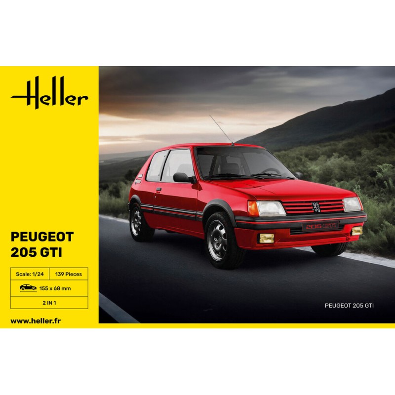 Peugeot 205 GTI  -  Heller (1/24)