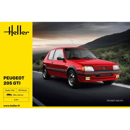 Peugeot 205 GTI  -  Heller (1/24)