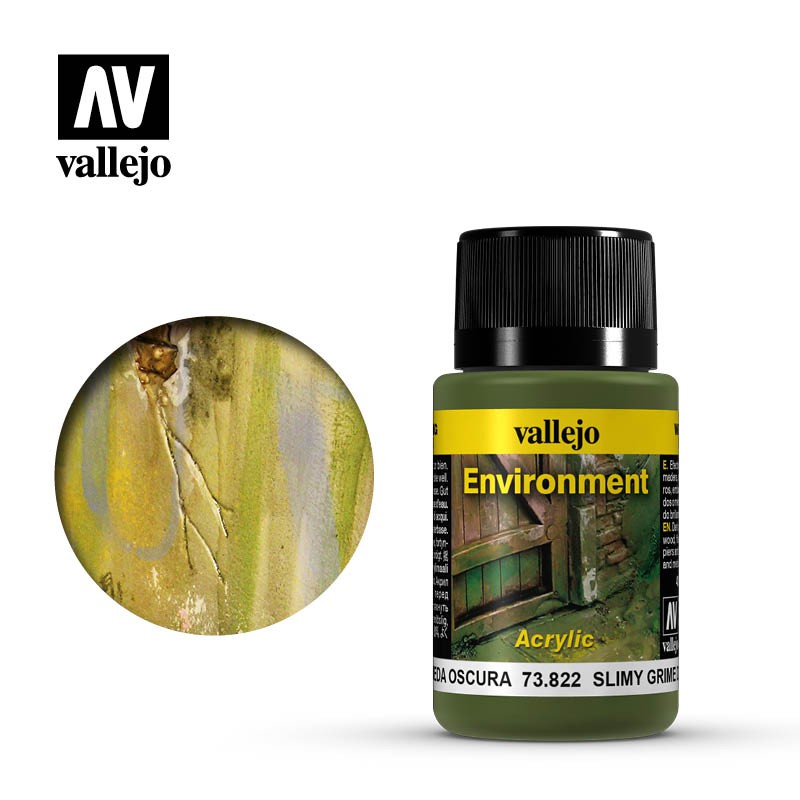 Vallejo Weathering Effects 40ml  -  Slimy Grime Dark