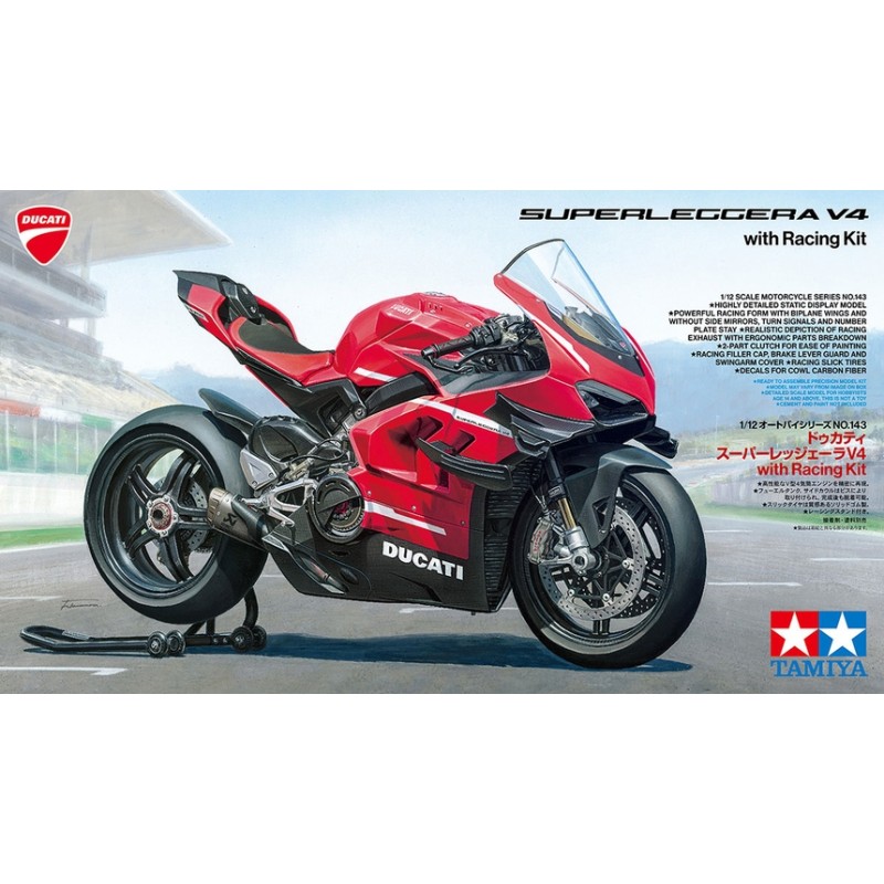 Ducati Superleggera V4 with Racing Kit  -  Tamiya (1/12)