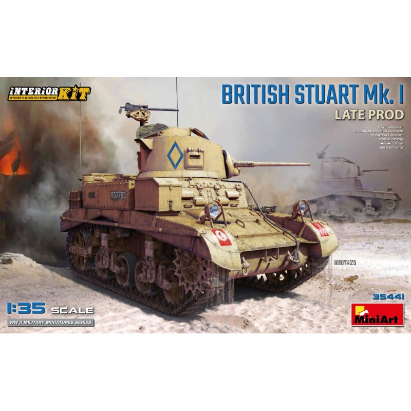 British Stuart Mk.I Late prod. [Interior Kit]  -  MiniArt (1/35)