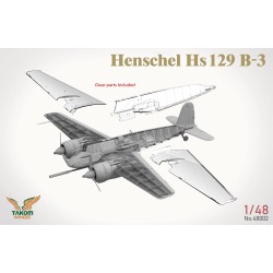 Henschel Hs129 B-3 with Interior  -  Takom (1/48)