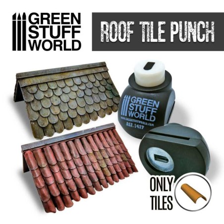 Miniature Roof Tile Punch  -  Green Stuff World